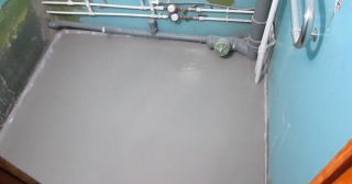 Наливной пол в туалете Конаково, цена от 894 руб.